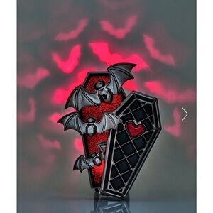 Bath & Body Works Bat Coffin projector nightlight wallflower
